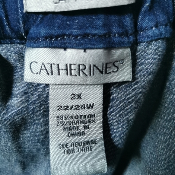 CATHERINE'S plus size jeans flat front - Picture 3 of 4